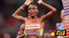 Beatrice Chebet Raih Emas di 5000m Wanita di Tokyo