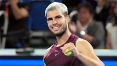 Carlos Alcaraz Raih Gelar Ke-8 di Jepang dan Mundur dari Shanghai