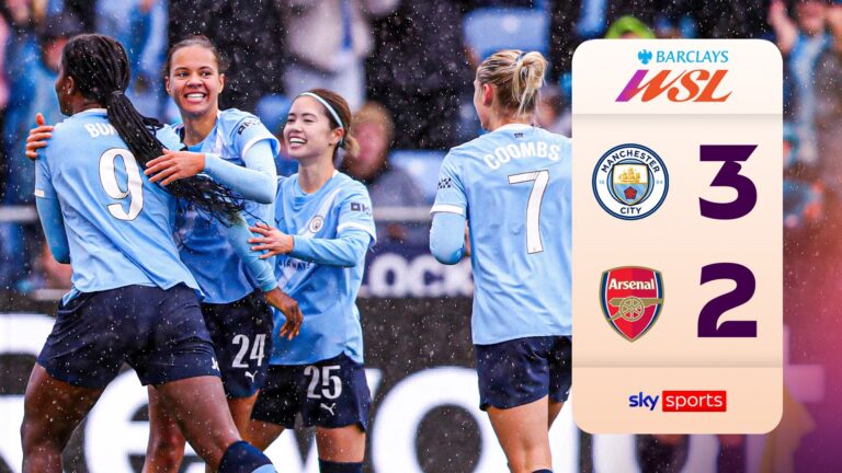 Manchester City Raih Kemenangan Dramatis 3-2 atas Arsenal