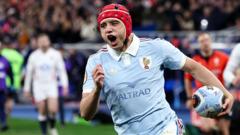 ‘Haaland of rugby’ – how Bielle-Biarrey has stormed stage