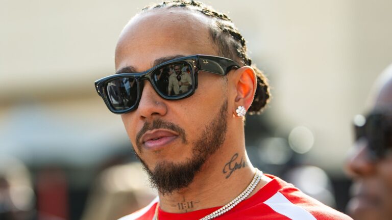Hamilton reveals vintage Ferrari in ‘Tokyo Drift’ style